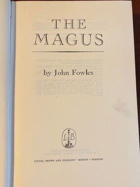 John Fowles First Edition 1966 The Magus Psychological Thriller Hardcover no DJ